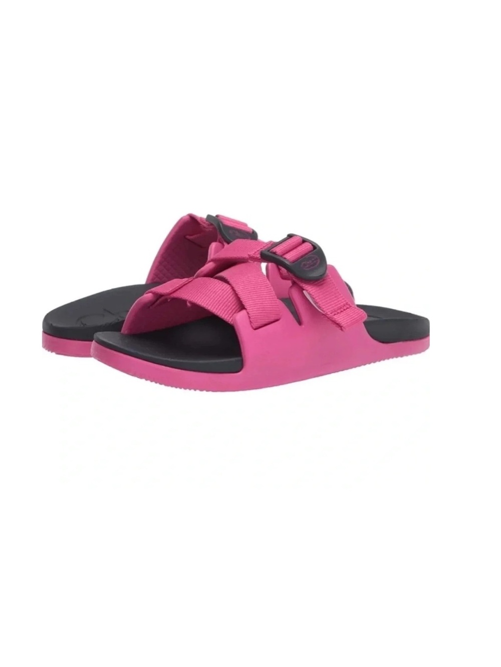 NEW Chaco Chillos Slide Sandals Girls 3 Magenta Pink Slip On outdoor vacation